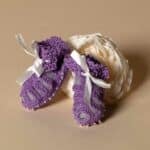 Botoșei croșetați Săndăluță - lila