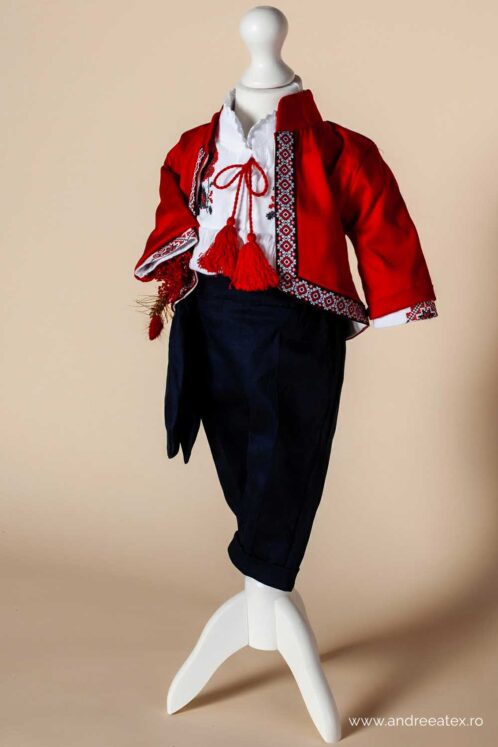 Costum Cătălin - roșu - imagine 15
