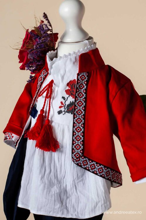 Costum Cătălin - roșu - imagine 16