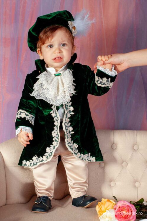 Costum Fabrizio - verde - imagine 7