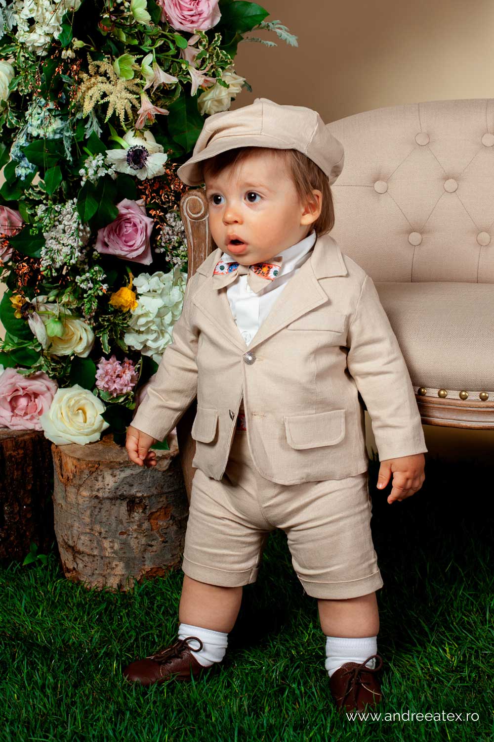 Costum Jules - bej 3 Costum Jules - bej - imagine 3