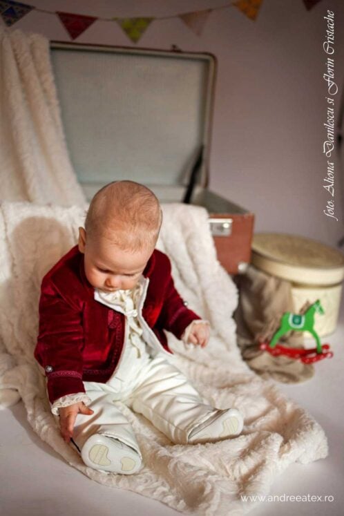 Costum Micul Prinț - burgundy - imagine 3