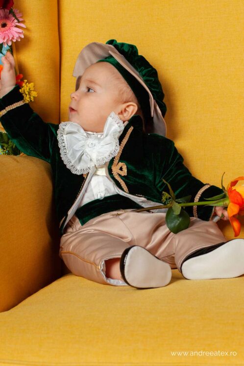 Costum Micul Prinț - verde - imagine 2