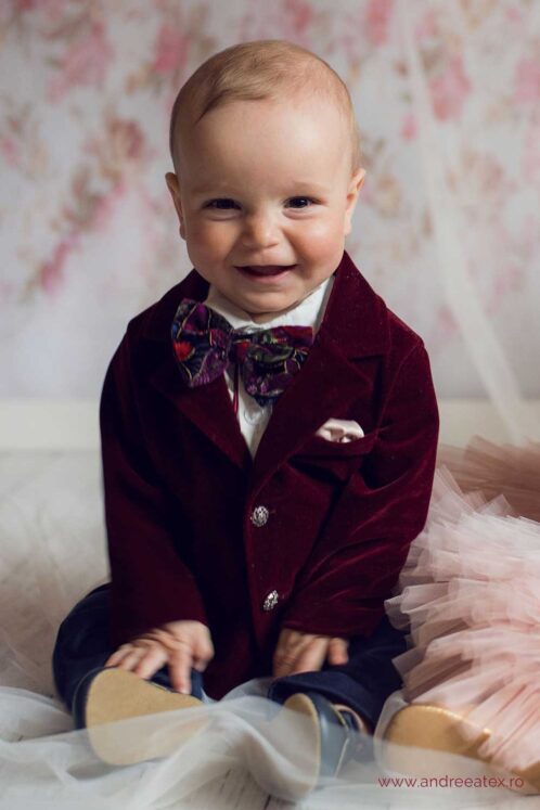 Costum Ralph - burgundy - imagine 2