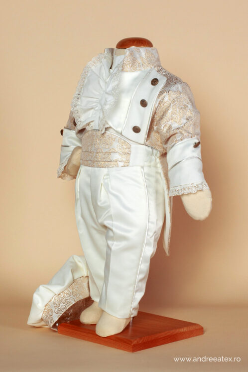 Costum Vicenzo - auriu - imagine 4