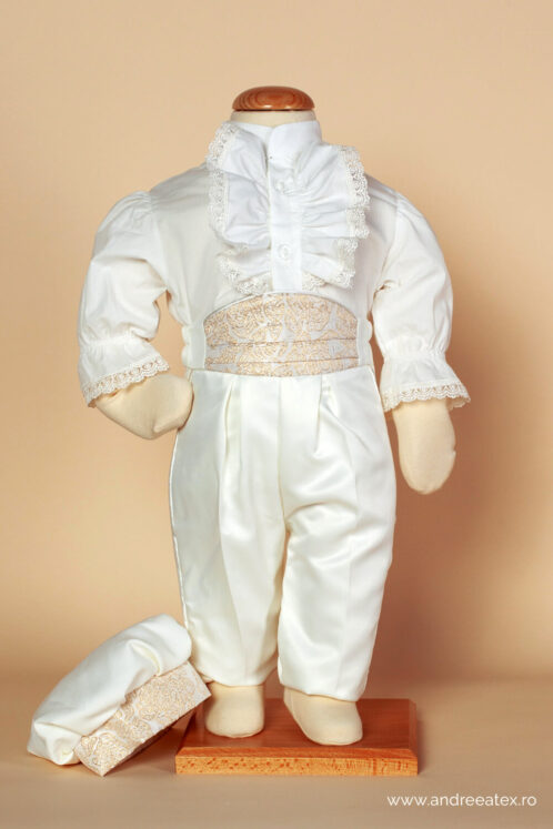Costum Vicenzo - auriu - imagine 5