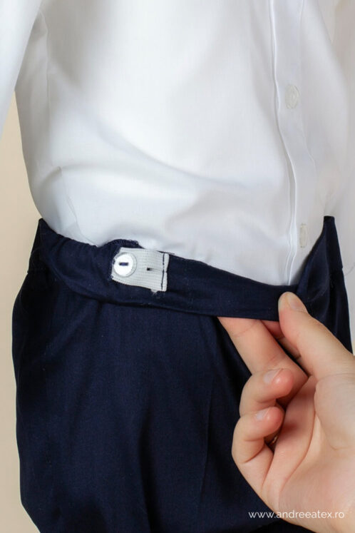 Costum Romeo (1-4 ani) albastru - imagine 4