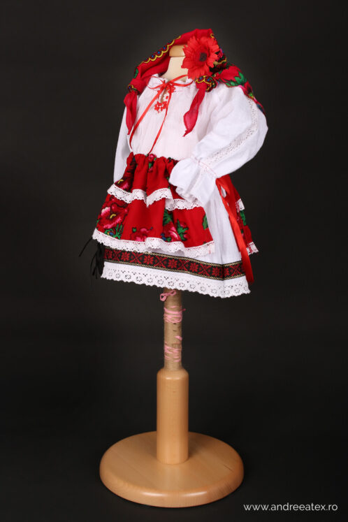 Costum Tradițional Fete - Jachetă - imagine 5