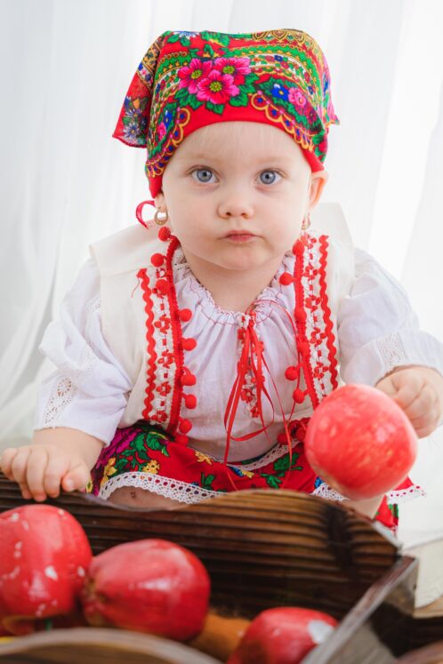 Costum Tradițional Fete - Vestă - imagine 4