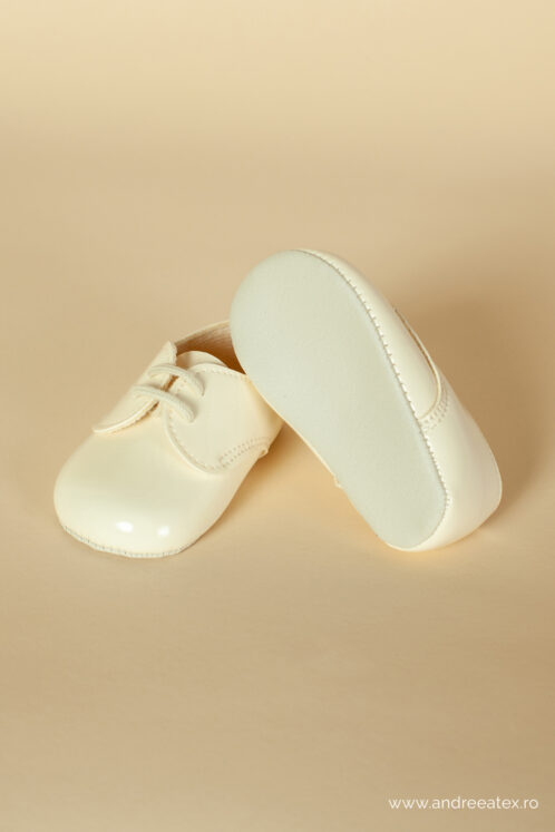 Pantofi botez B 010 - ivoire - imagine 6
