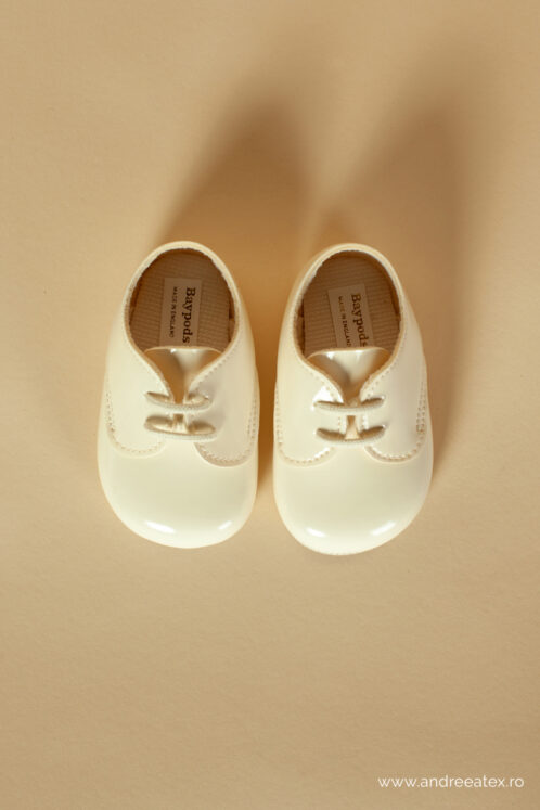 Pantofi botez B 010 - ivoire - imagine 4