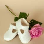 Pantofi botez B 625 - alb