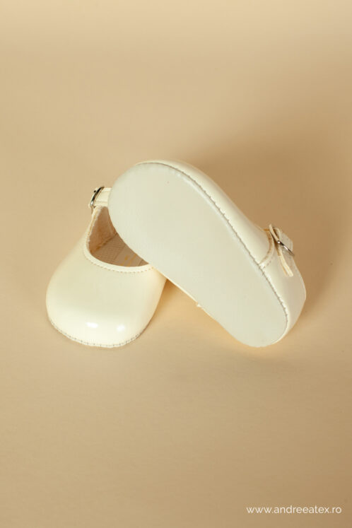 Pantofi botez B 021 - ivoire - imagine 7