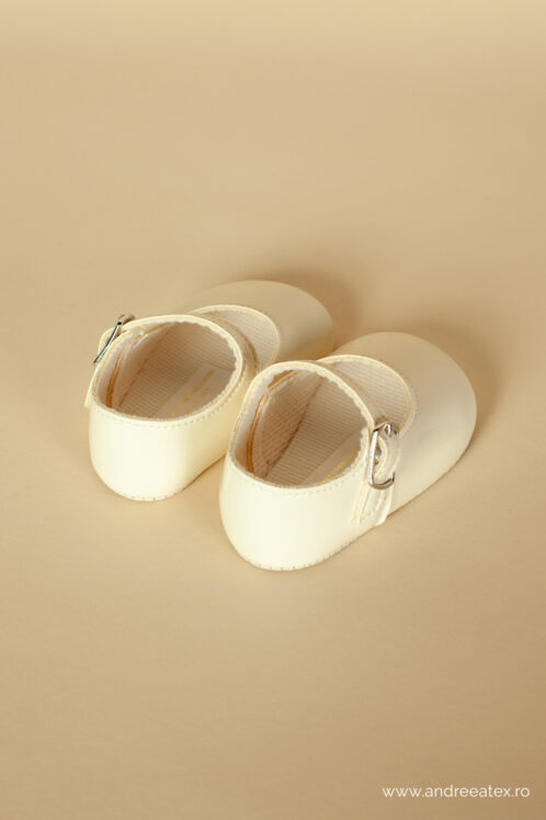Pantofi botez B 021 - ivoire - imagine 6