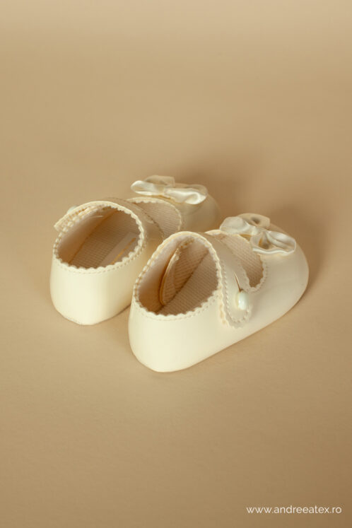 Pantofi botez B 604 - ivoire - imagine 5