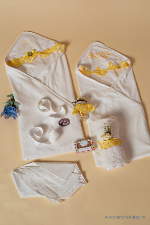 Trusou botez - galben - imagine 9