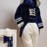 Costum Redingotă - bleumarin