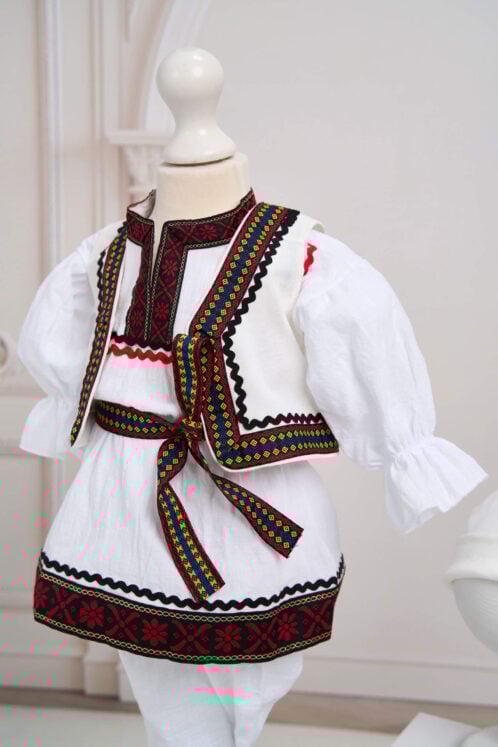 Costum Tradițional Băiat - Vestă - imagine 3