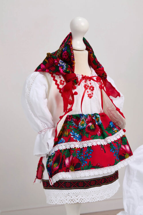Costum Tradițional Fete - Vestă - imagine 2