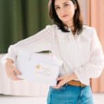 Cufăr botez - ivoire