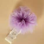 Bentiță cu pampon - lila