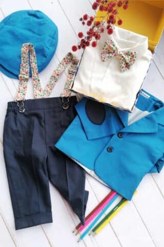 Costum Romeo - bleu ștrumf