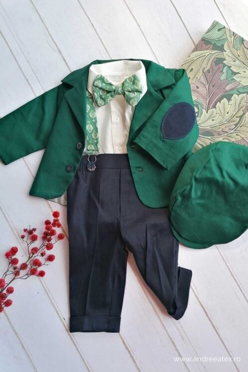 Costum Romeo - verde - imagine 3