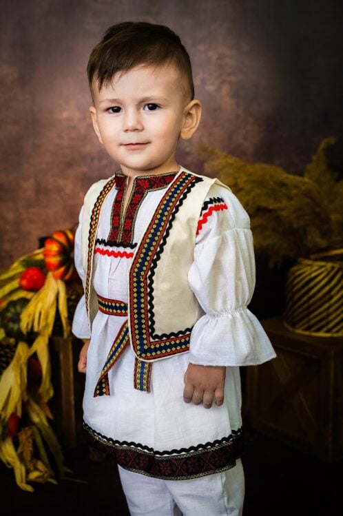 Costum Tradițional Băiat - Vestă - imagine 2