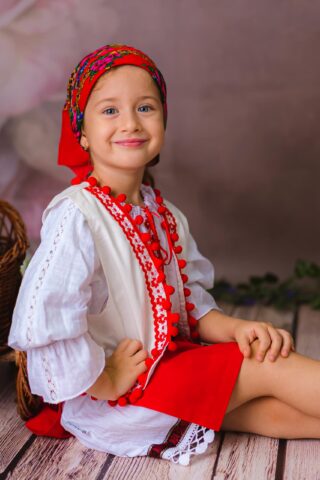 Costum Tradițional - Fete (3-5 ani)