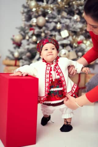 Costum Tradițional Fete - Jachetă