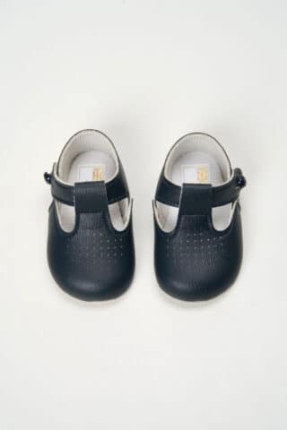 Pantofi botez B 625 - bleumarin