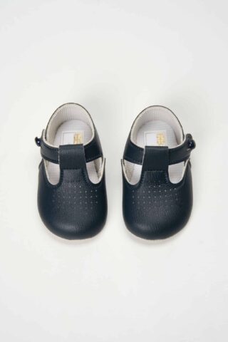 Pantofi Botez Baieti Tip Sanda Bleumarin 2