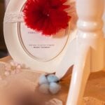 Bentiță cu pampon - roșu