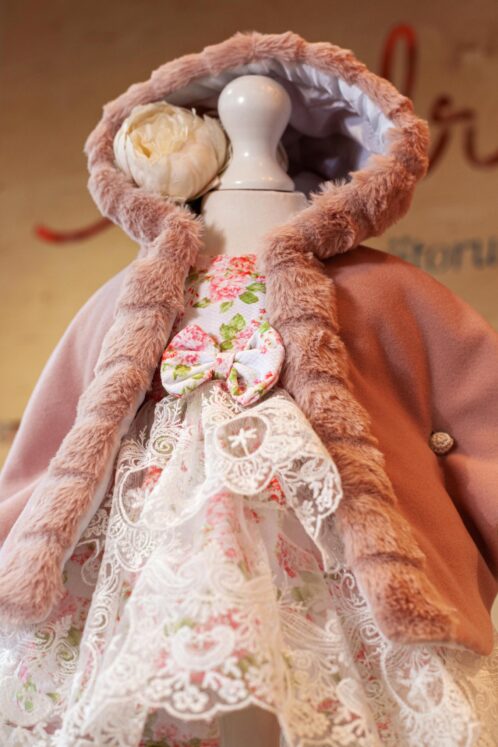 Capă Fetițe - rose vintage - imagine 4