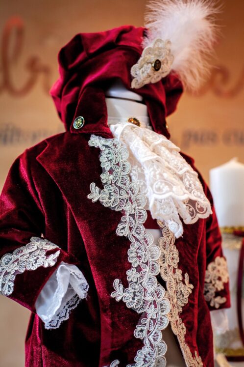 Costum Fabrizio - burgundy - imagine 3