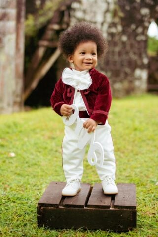 Costum De Botez Baieti Bmpr369 Burgundy 1