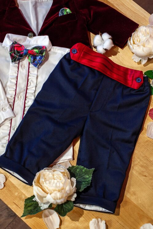 Costum Ralph - burgundy - imagine 5