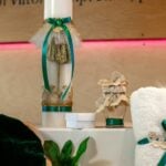 Lumânare botez A3 - verde