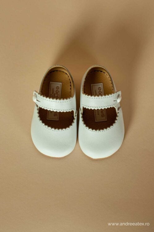 Pantofiori Emma - alb - imagine 4