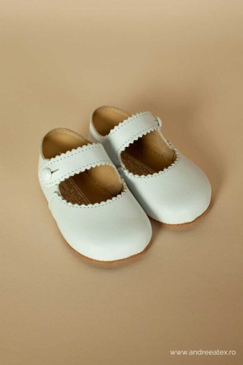 Pantofiori Emma - alb - imagine 6