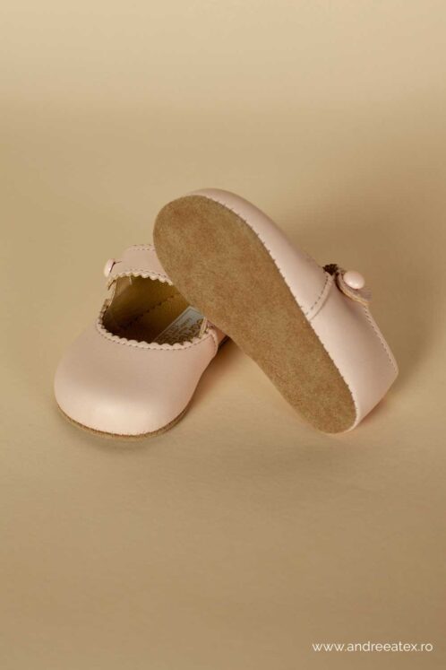 Pantofiori Emma - roz-vintage - imagine 5
