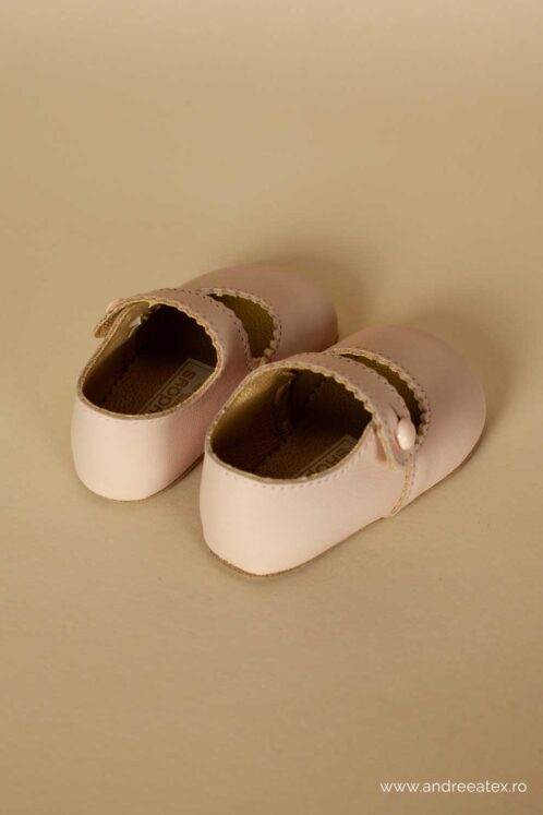 Pantofiori Emma - roz-vintage - imagine 4