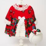 Rochiță Eva Tradiții - roșu