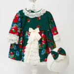 Rochiță Eva Tradiții - verde