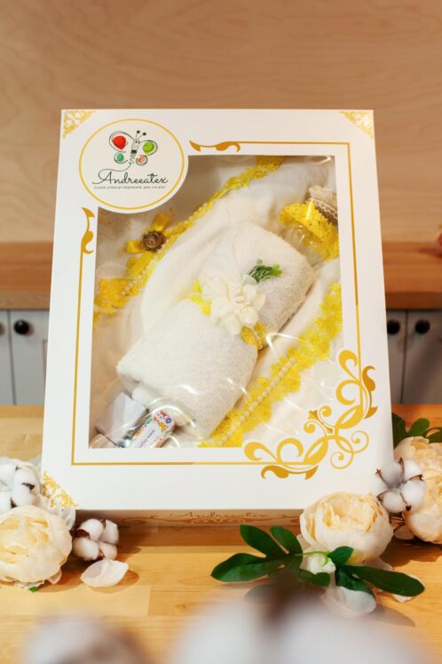 Trusou botez - galben - imagine 3