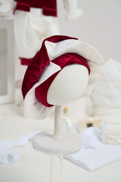 Costum Micul Marchiz - burgundy - imagine 3