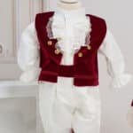 Costum Micul Marchiz - burgundy