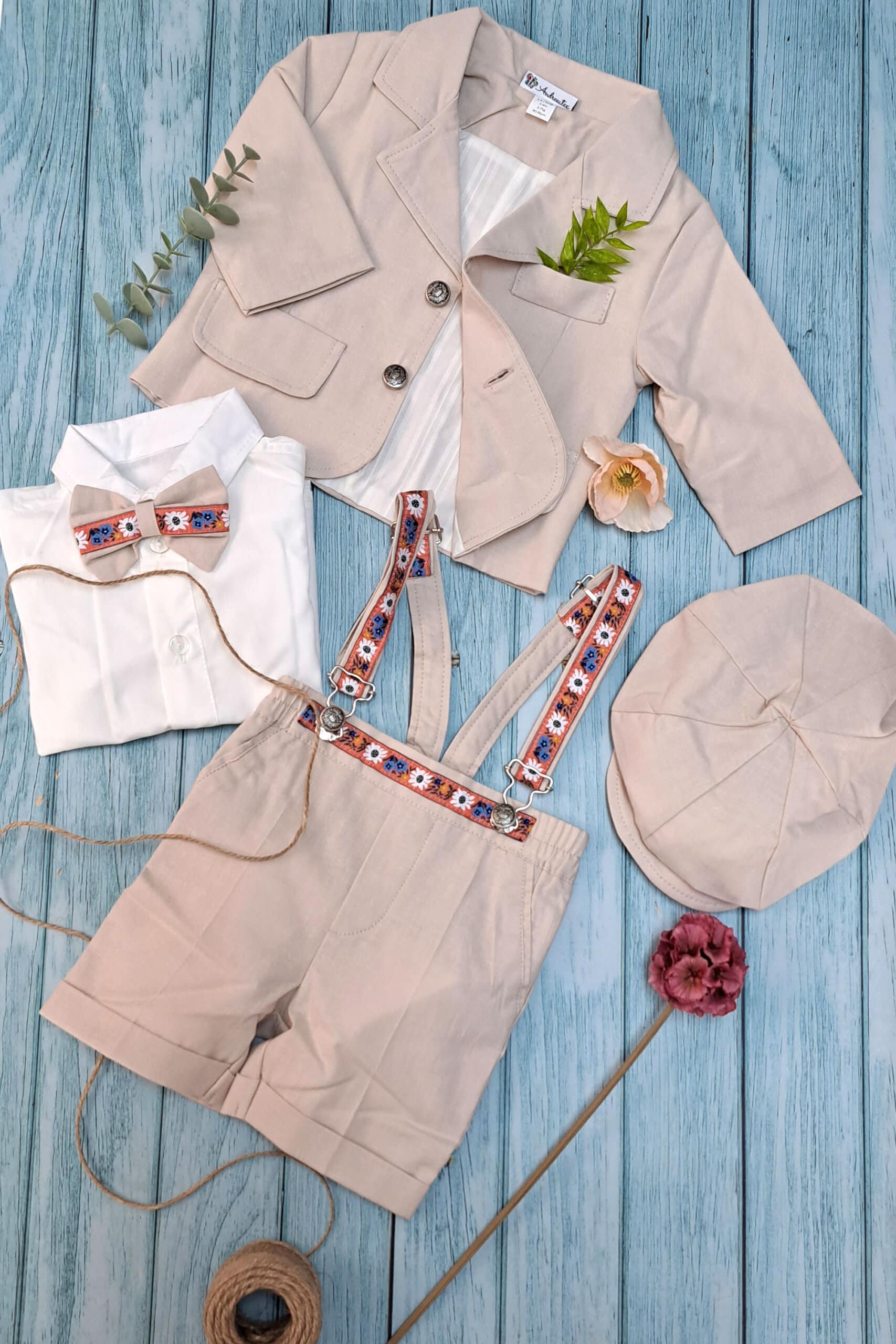 Costum Jules - bej 1 Costum Jules - bej