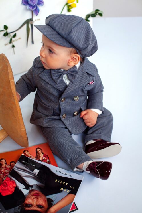 Costum Felix - gri - imagine 2