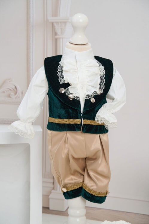 Costum Micul Marchiz - verde